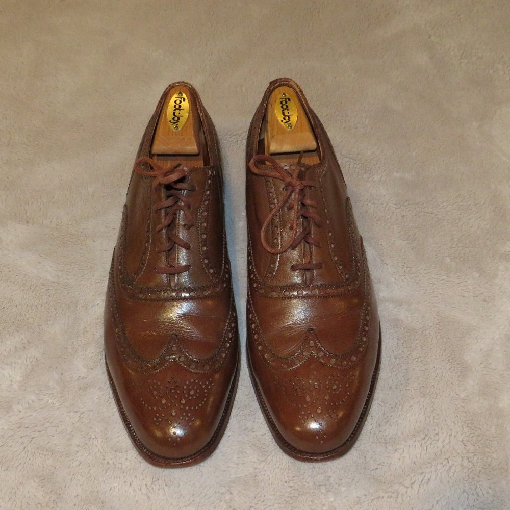 Edward Green for Paul Stuart Inverness Brown Brogues Wingtips 12B